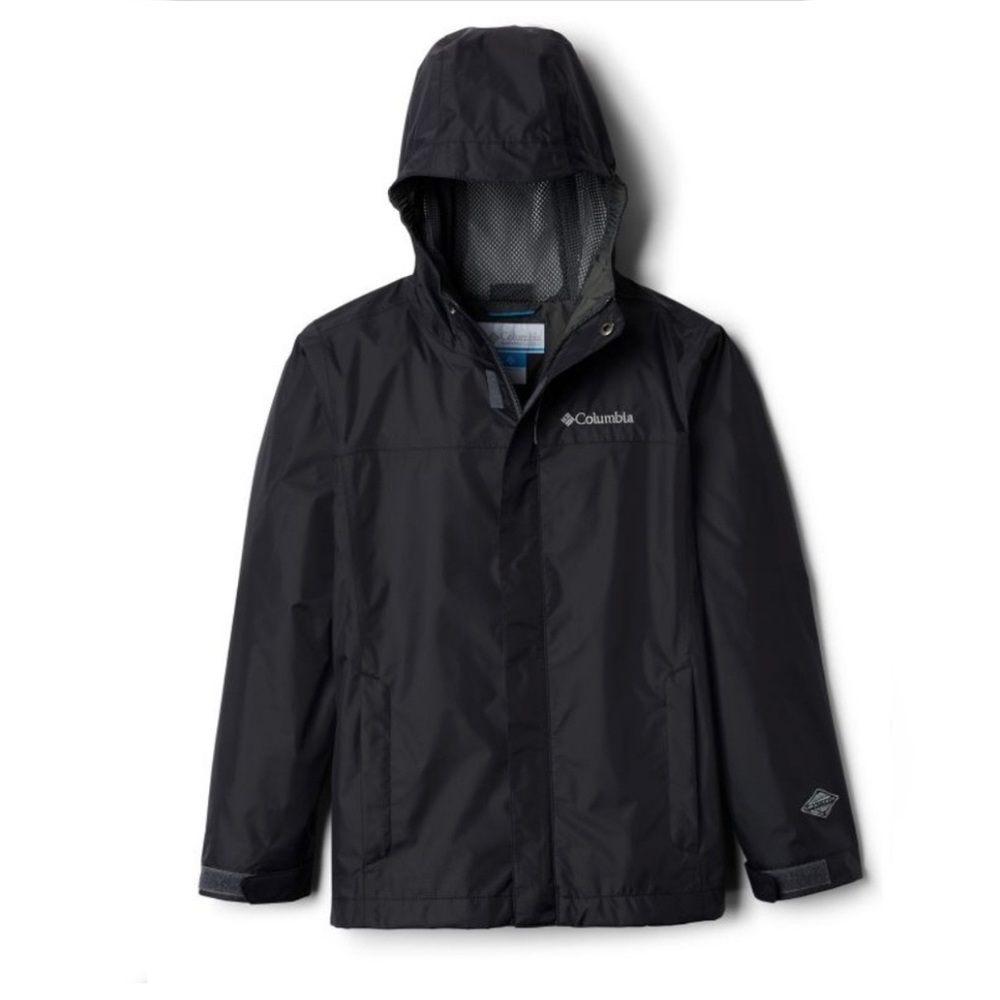 VGUC- Columbia Kids Hooded Rainshell w/Zippered Pockets